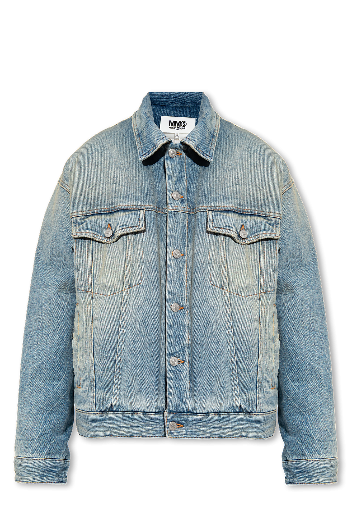 Padded best sale denim jacket